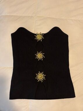 Schiaparelli style strapless top